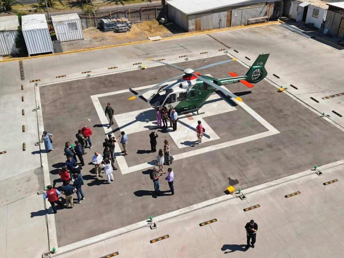 Reinauguración del Helipuerto del Hospital de Talagante